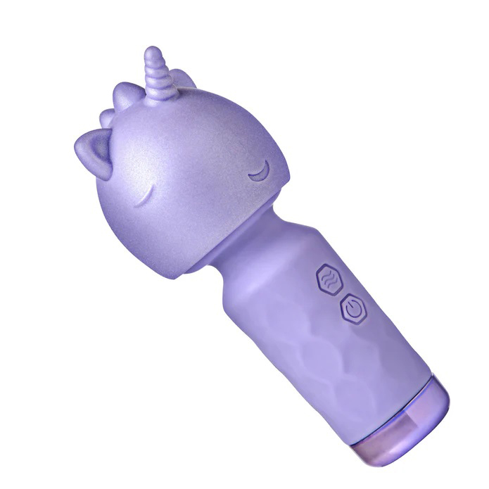 XR Brands - Unicorn Silicone Wand - Lavender - Clit Stimulators - Silicone