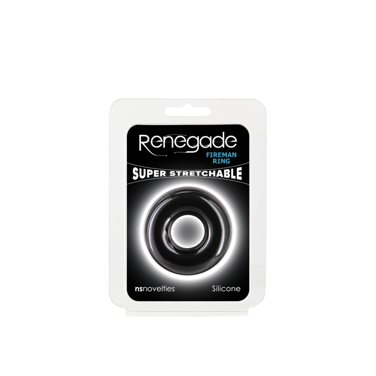 nsnovelties - Renegade - Fireman Ring - Medium - Black - Cockrings - Silicone