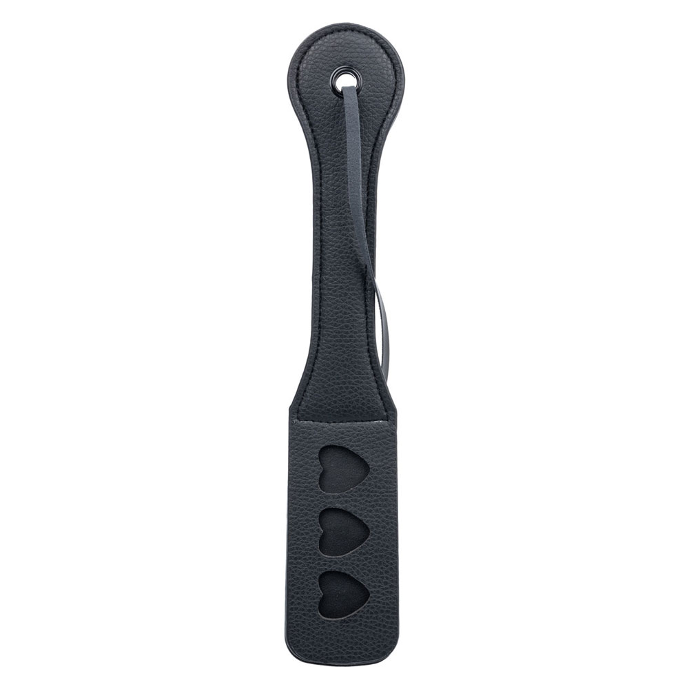CalExotics - Nocturnal Collection Heart Throb Paddle - Black - Bondage & Fetish Toys