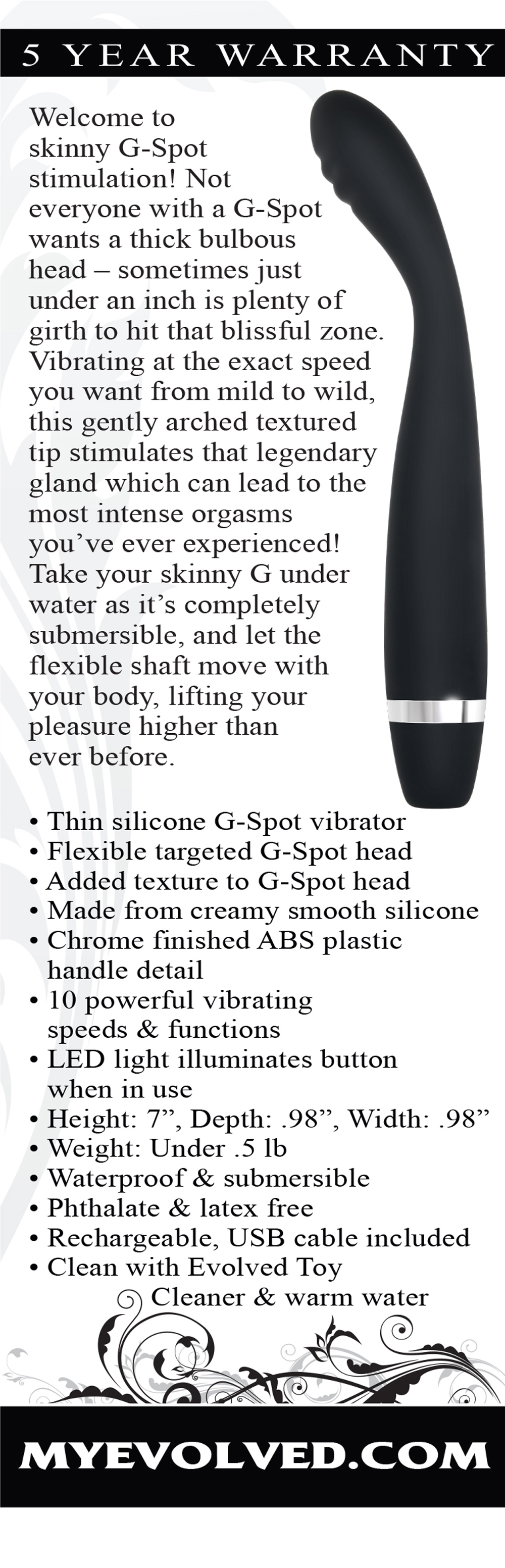 Evolved Novelties - Skinny G - Eco-Friendly