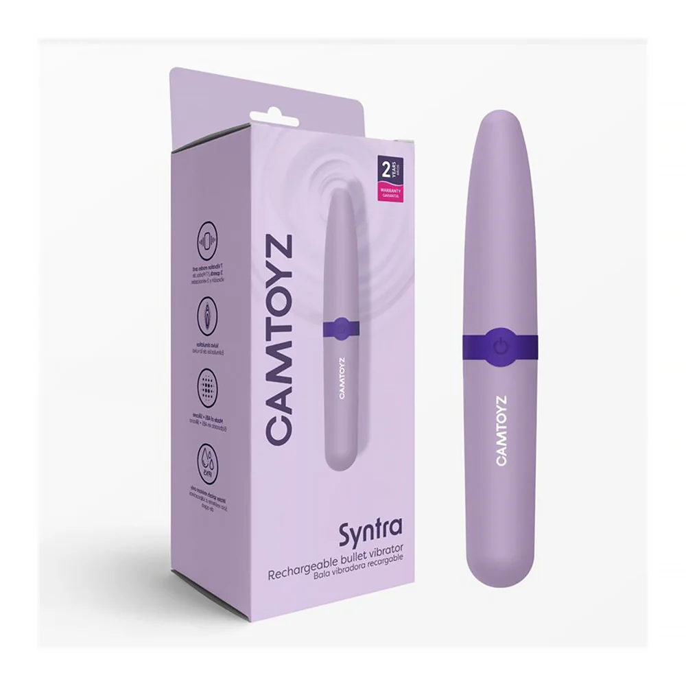 Camtoyz - Syntra Camtoyz Rechargeable Bullet Vibrator - Purple - Clit Stimulators