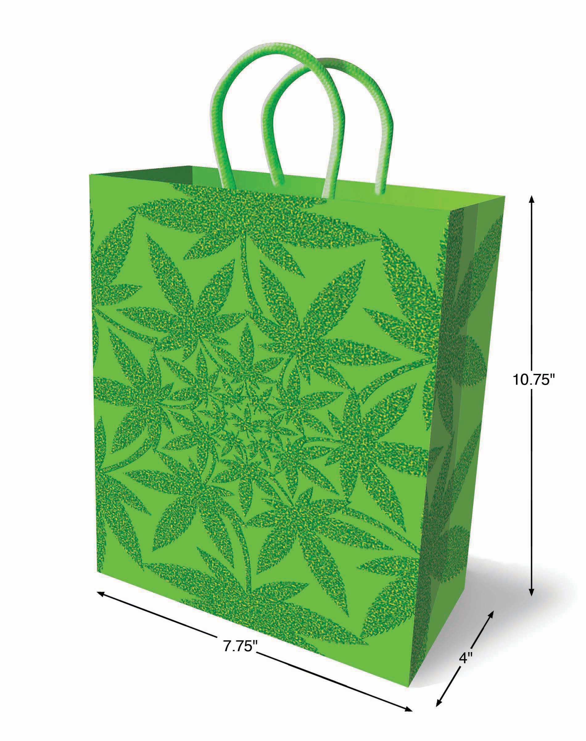 Little Genie - Glitter Ganja Gift Bag - Green - Novelties & Games
