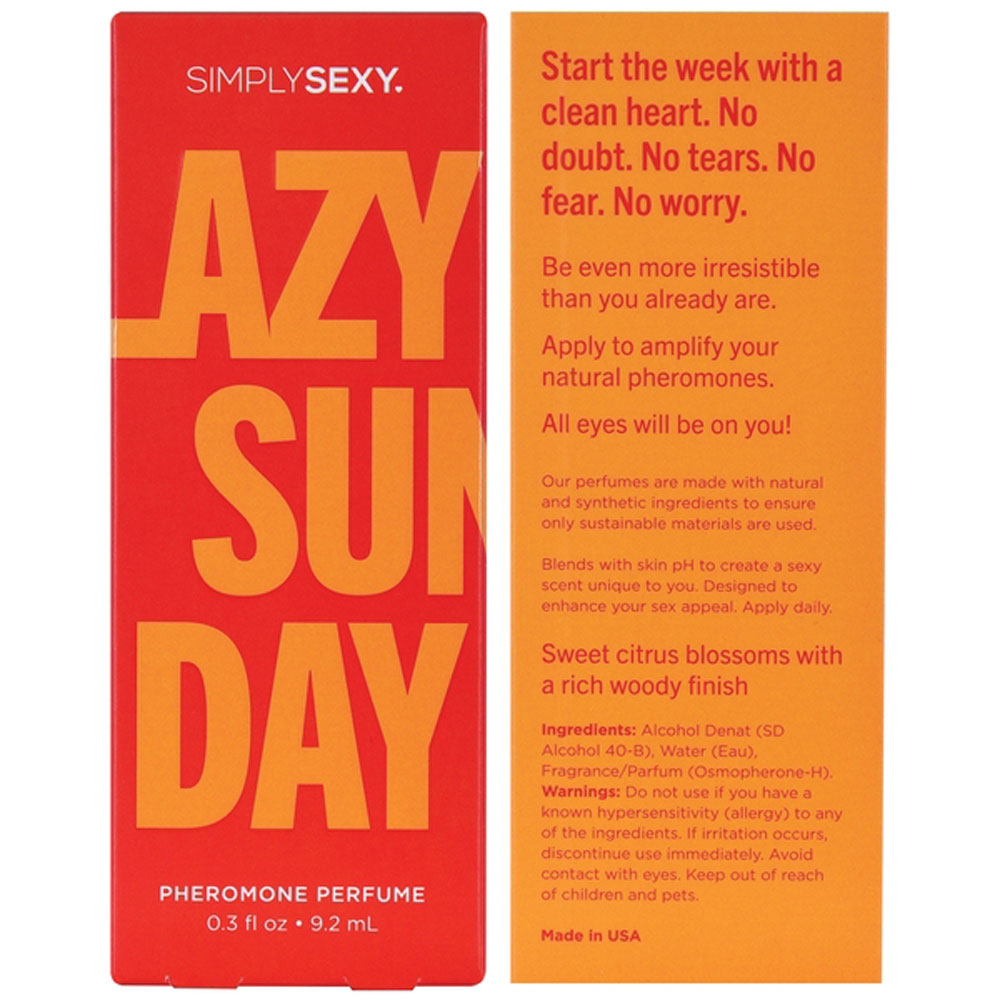 Classic Brands - Simply Sexy Pheromone Perfume Lazy Sunday 0.3 Oz - Bath & Body
