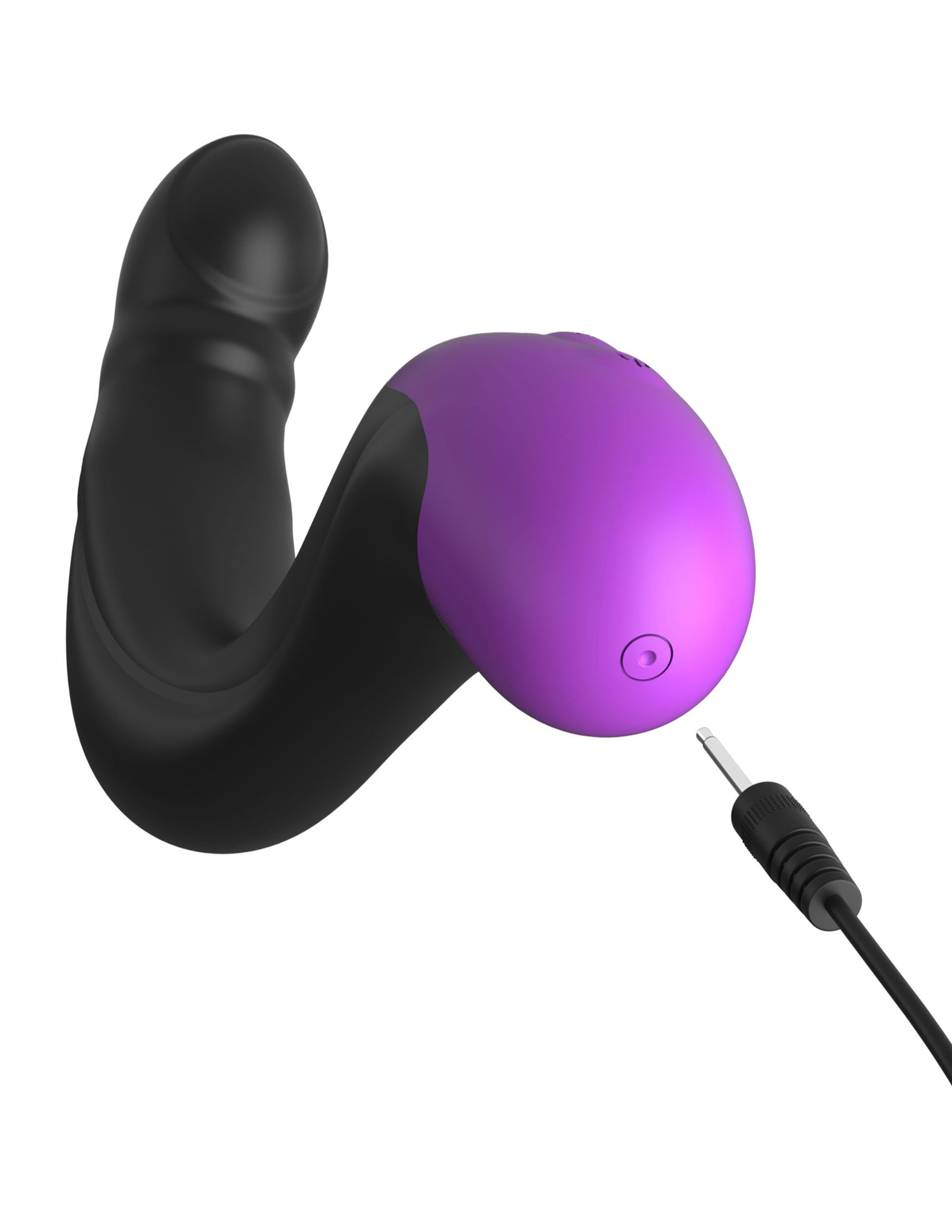 Pipedream - Anal Fantasy Elite Collection Rechargeable Silicone Hyper-Pulse P-Spot Massager Black - Anal Toys & Stimulators - Silicone