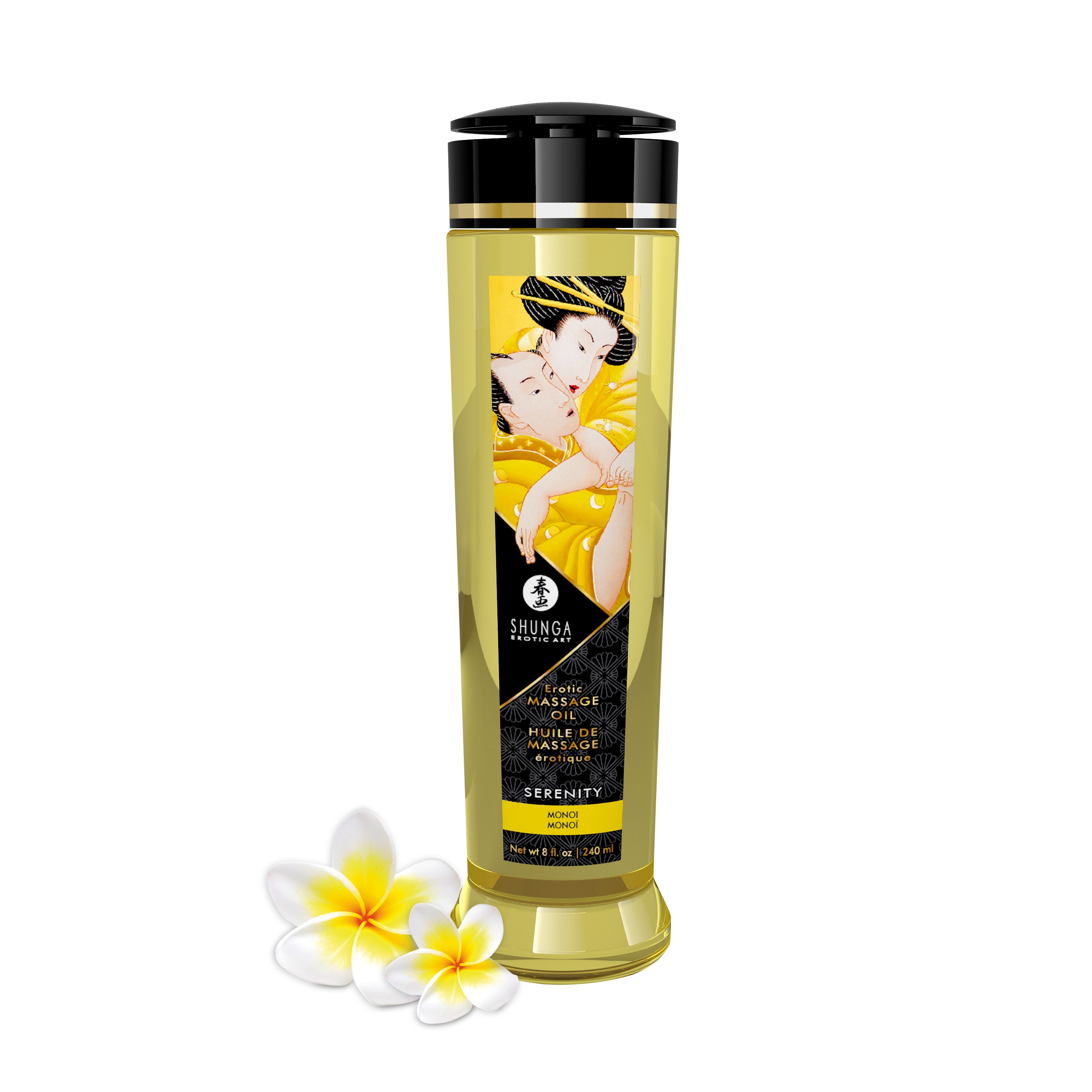 Shunga - Massage Oils - Serenity - 8 Fl. Oz. - Lubricants, Creams & Glides