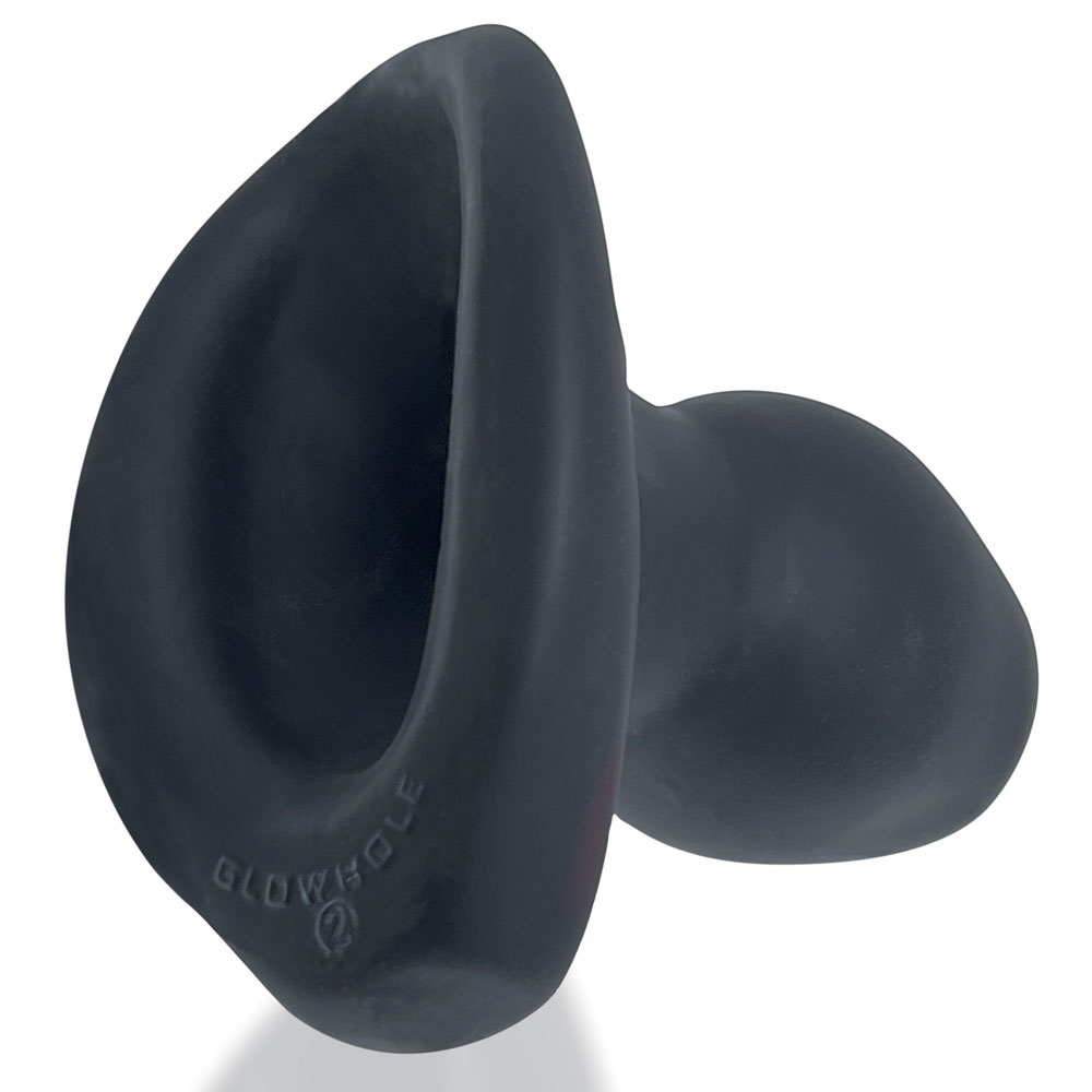 Oxballs - Oxballs Morphhole-2 Gaper Plug Large Black Ice - Anal Toys & Stimulators - TPE/TPR/Elastomers