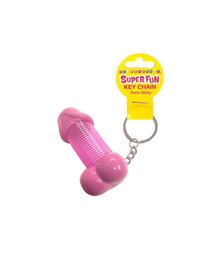 Little Genie - Super Fun Penis Slinky Keychain Bag of 6 - Bachelor & Bachelorette Items