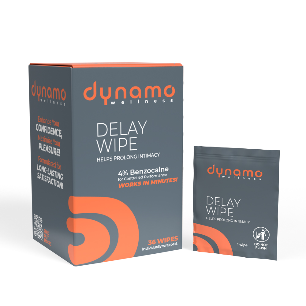 Screaming O - Dynamo Wellness Delay Wipe 4% - 36 Pack - Lubricants, Creams & Glides
