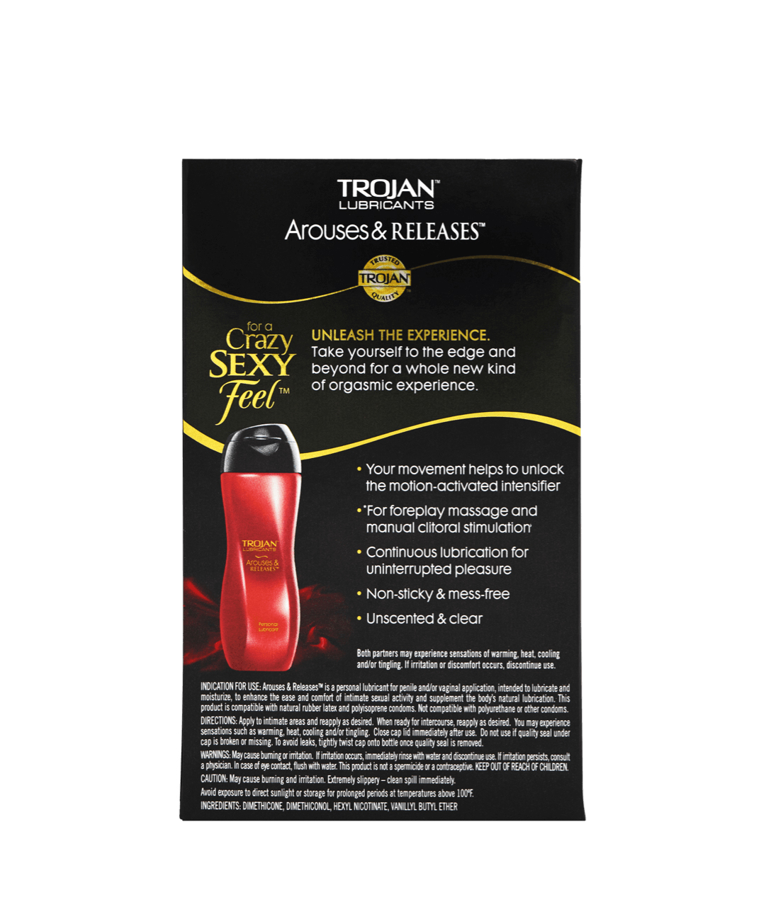 Paradise Marketing - Trojan Arouses and Releases - 3 Fl. Oz. - Lubricants, Creams & Glides