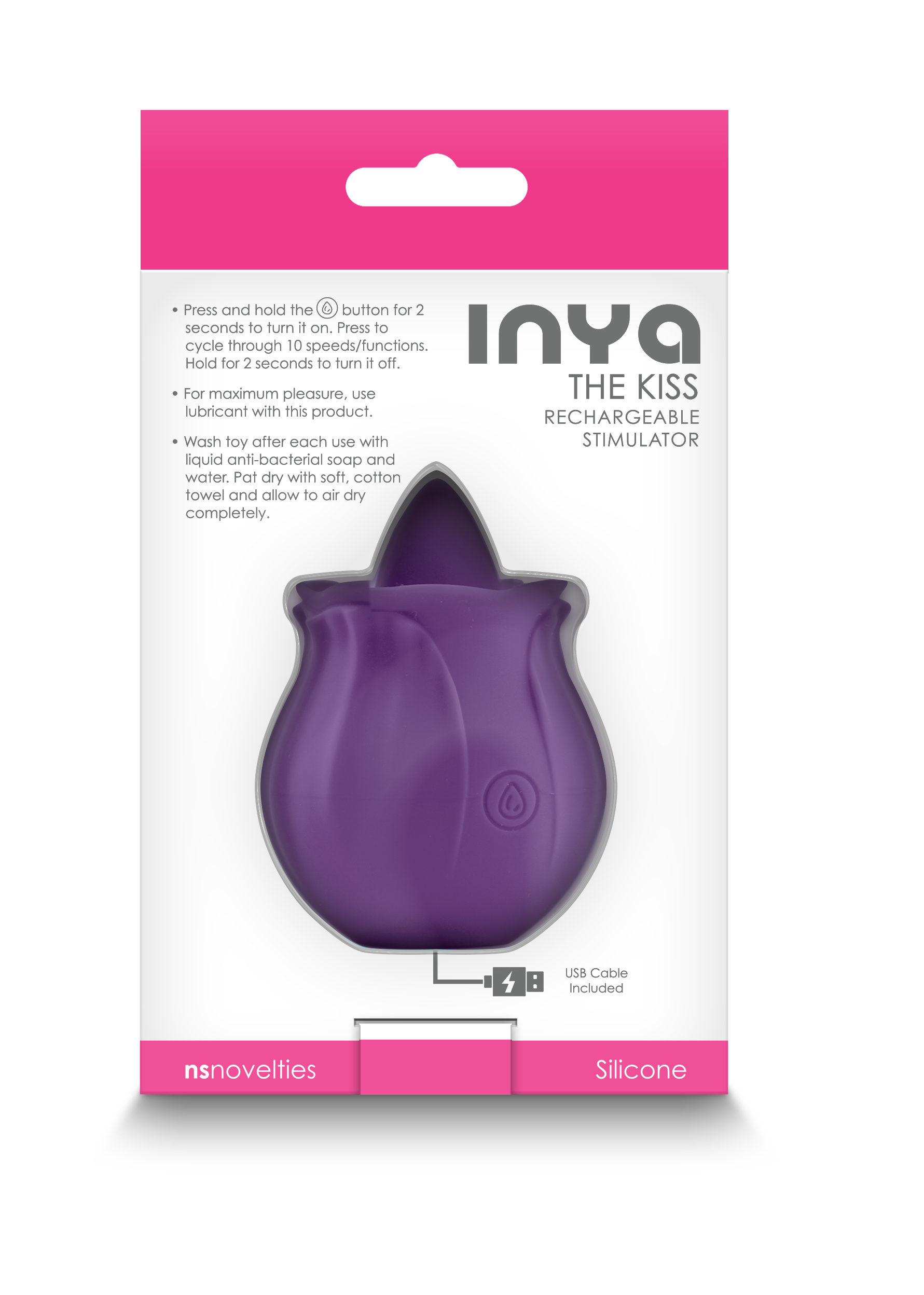 nsnovelties - Inya - the Kiss - Purple - Clit Stimulators