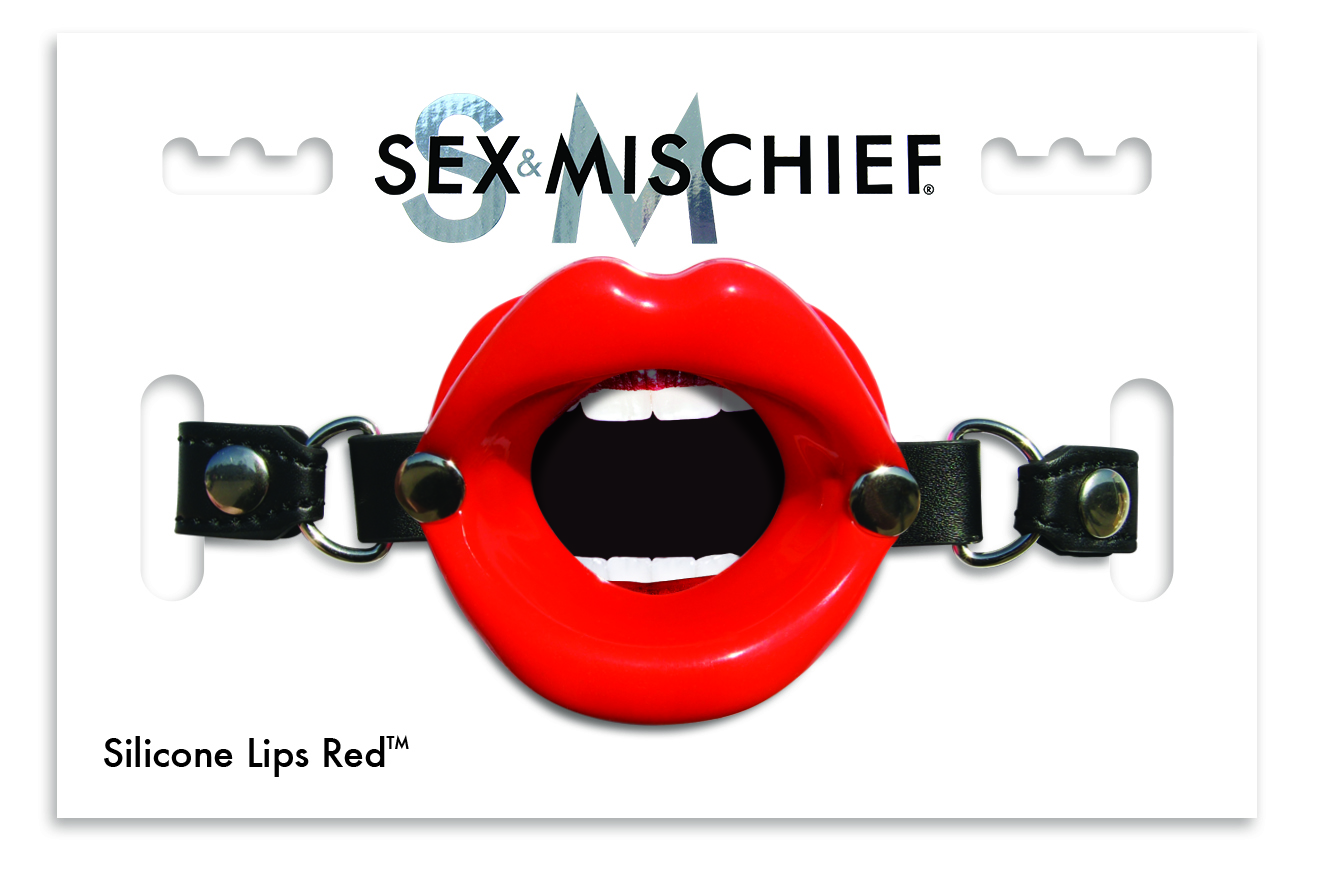 Sportsheets - Sex and Mischief Silicone Lips - Red - Bondage & Fetish Toys