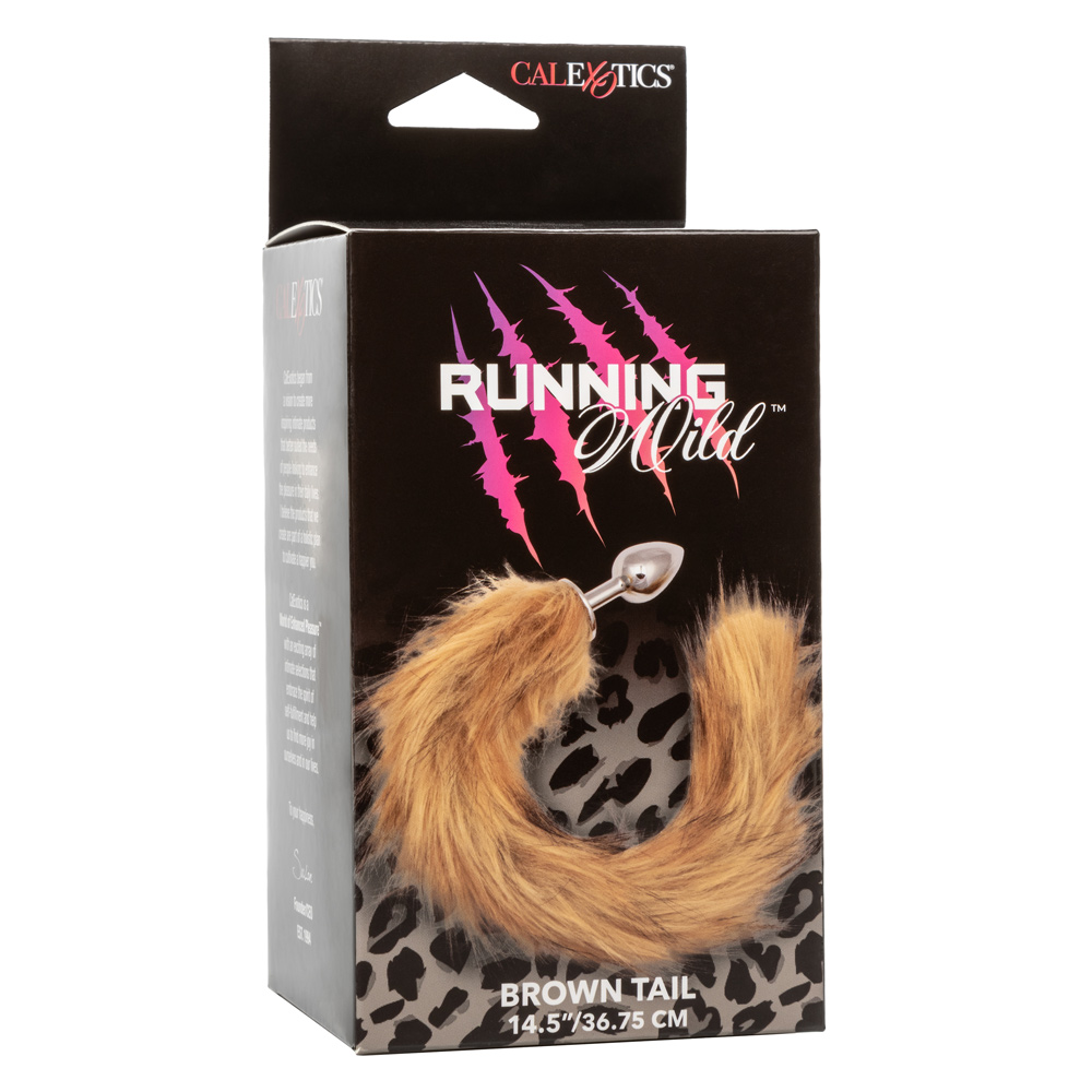 CalExotics - Running Wild Tail - Brown - Anal Toys & Stimulators