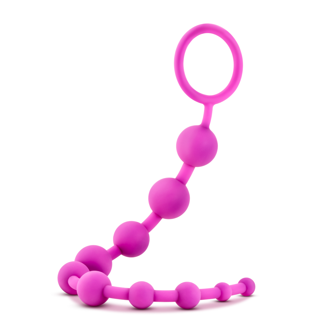 Blush - Luxe Silicone 10 Beads - Fuchsia - Anal Toys & Stimulators