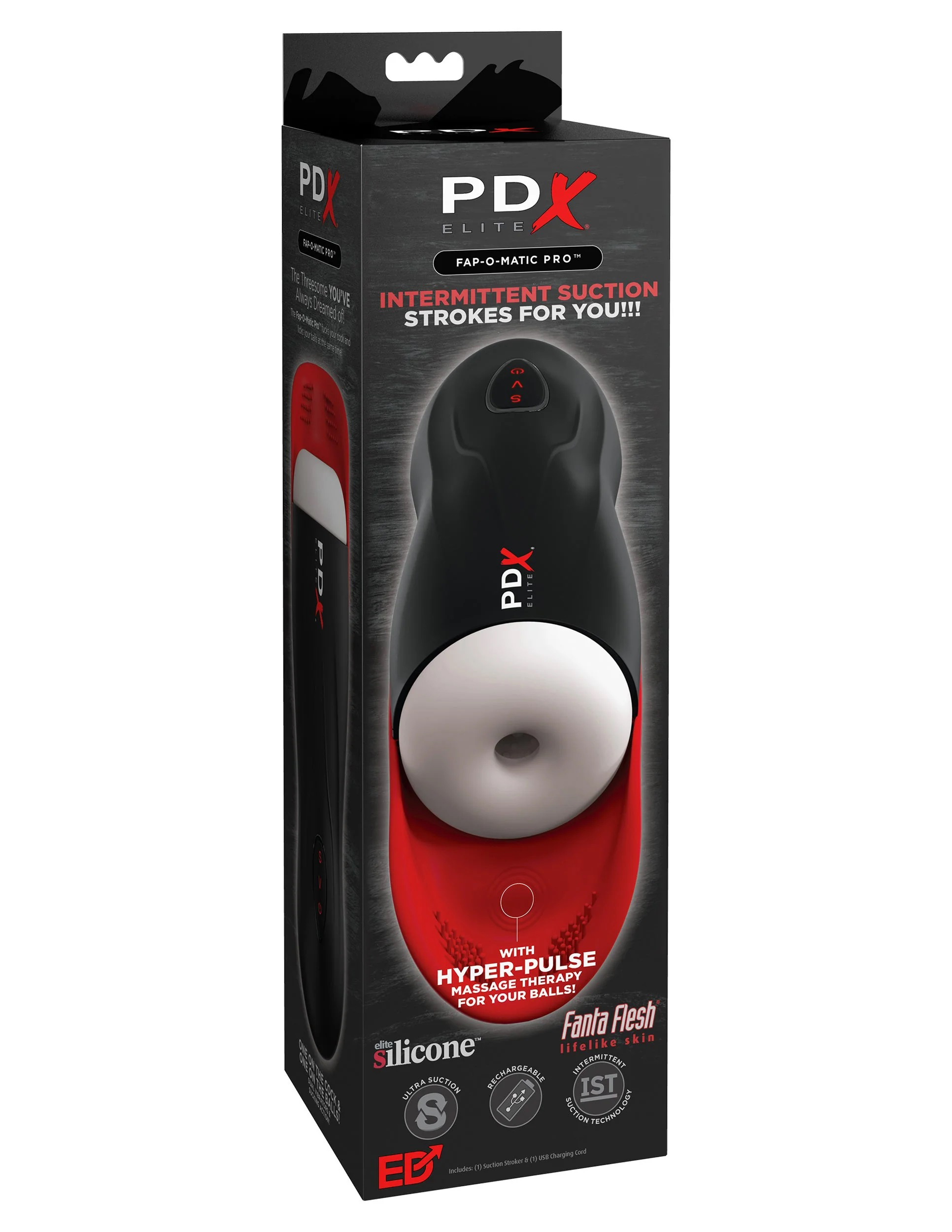 PDX Brands - PDX Elite Fap-O-Matic Pro - Masturbation Aids for Males - Silicone