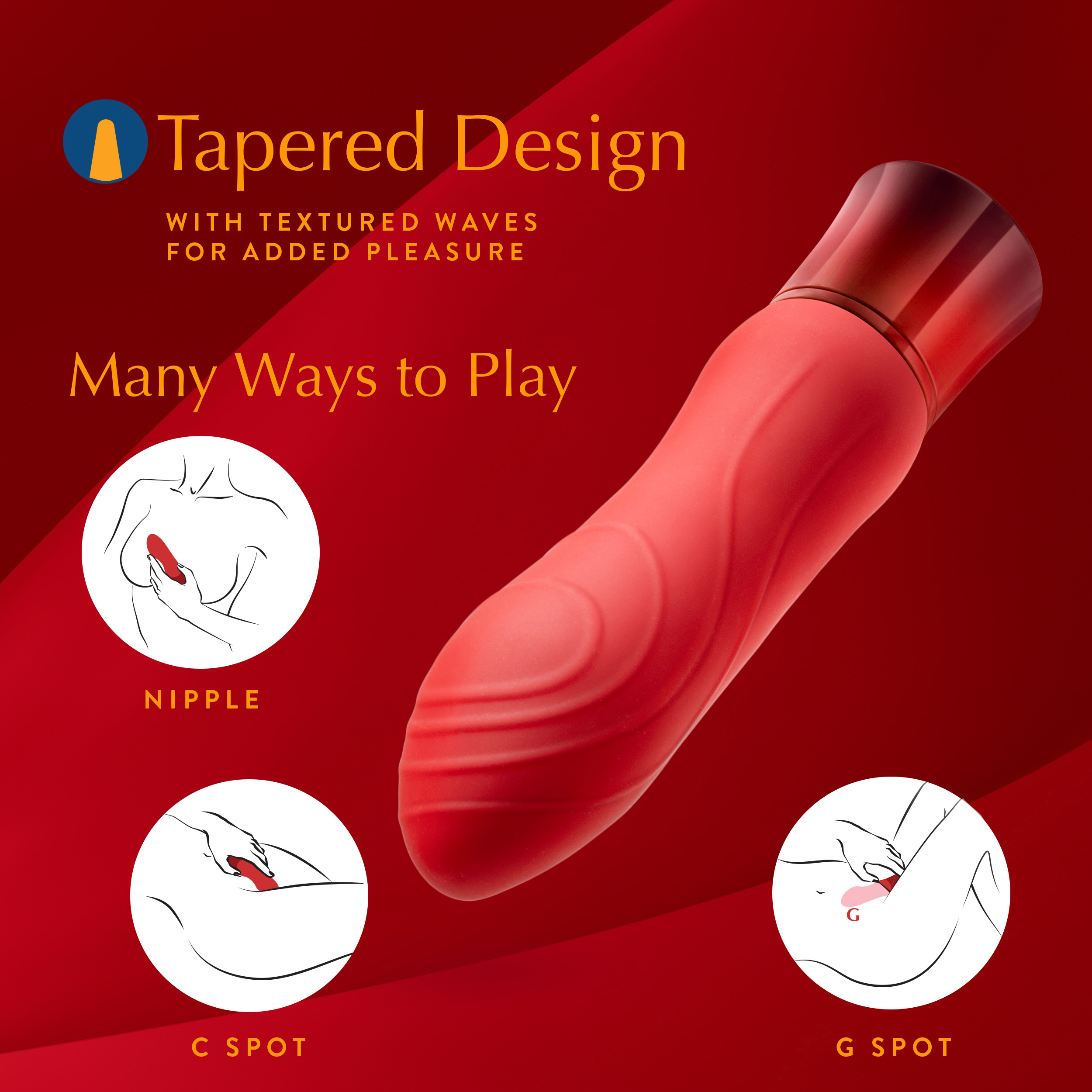 Blush - Oh My Gem Desire Ruby - Vibrators - Silicone