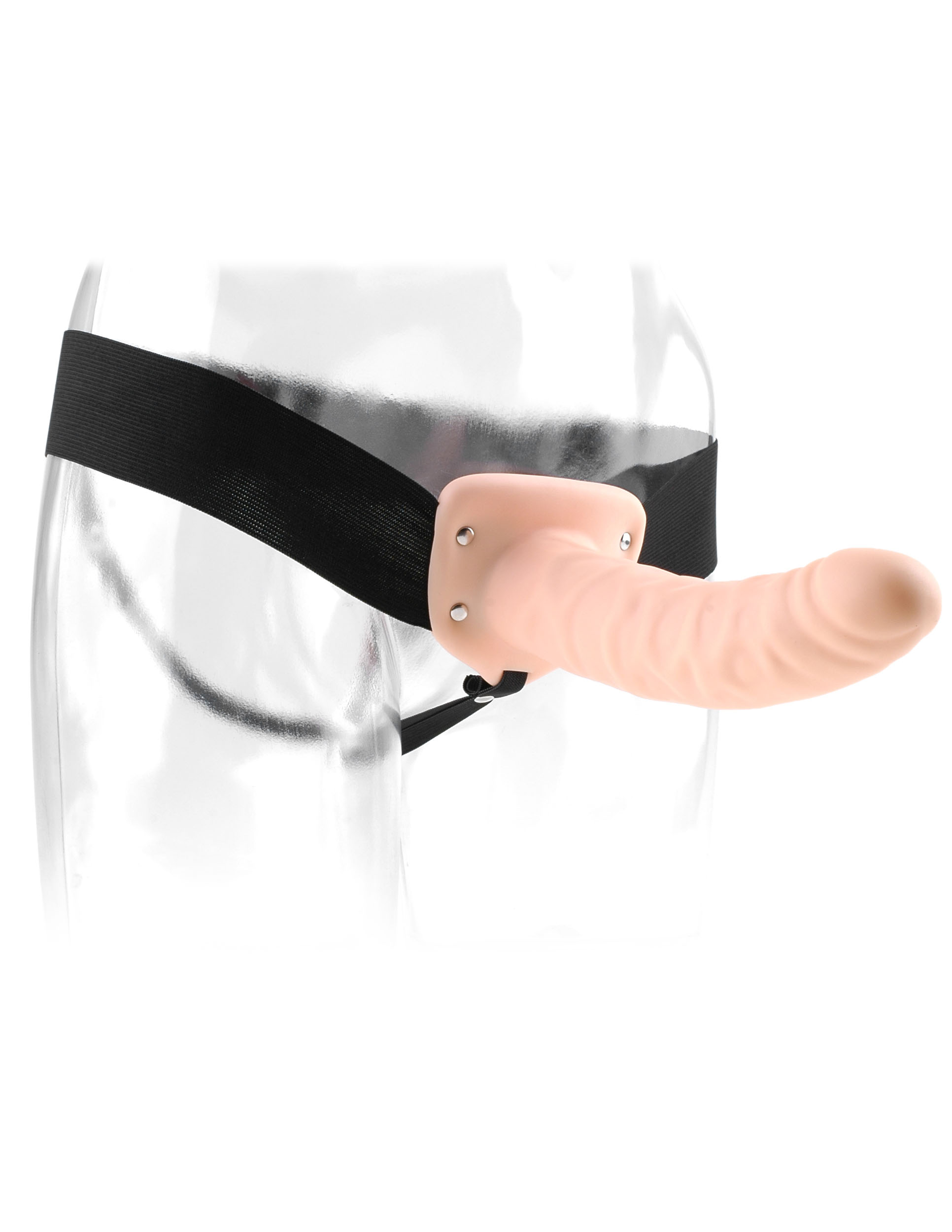 Pipedream - Fetish Fantasy Series 8 Inch Hollow Strap-on - Flesh - Dildos