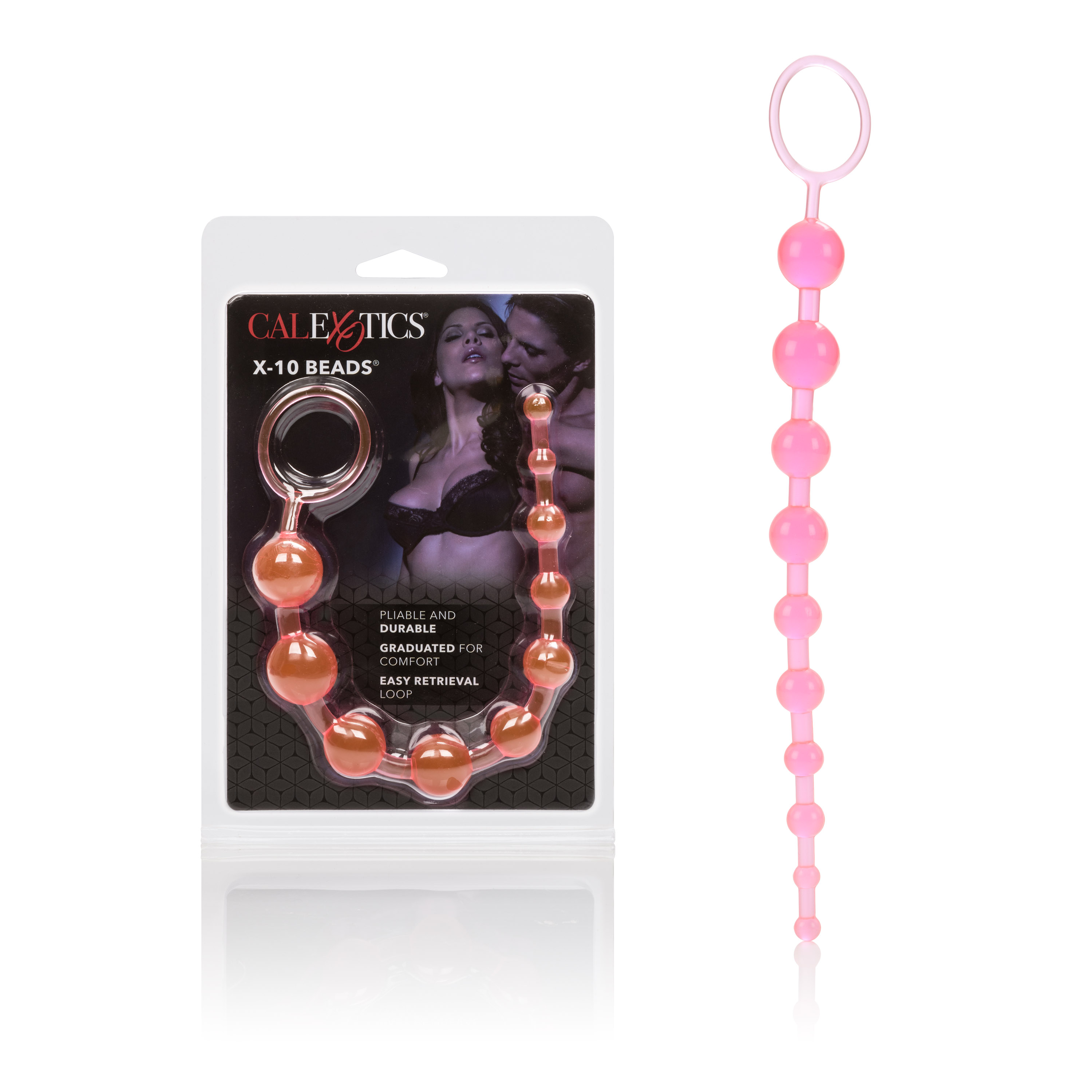 CalExotics - X-10 Beads - Pink - Anal Toys & Stimulators