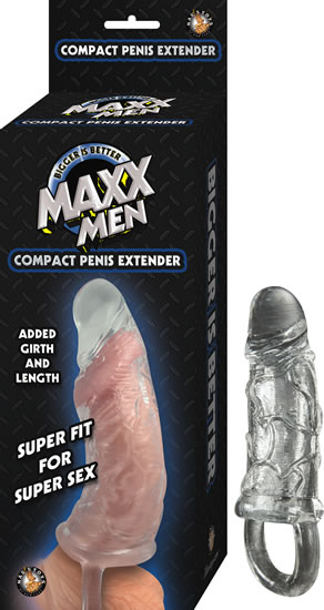 Nasstoys - Maxx Men Compact Penis Sleeve - Clear - Penis Extension & Sleeves