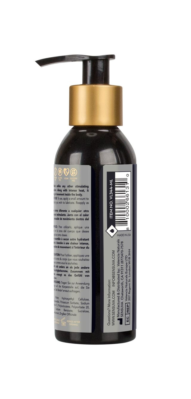 Sensuva - On Insane Ultra-Stimulating Personal Moisturizer - 4oz Original Unflavored - - Lubricants, Creams & Glides - Liquid