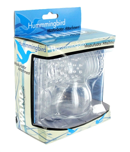 XR Brands - Hummmingbird Masturbator Attachment - Clear - Massagers