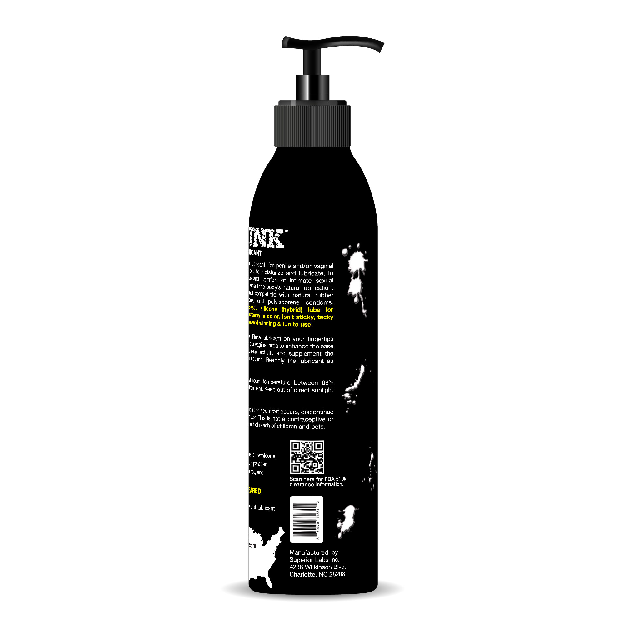 Spunk Lube - Spunk Lube Hybrid Pump 4 Fl Oz - Lubricants, Creams & Glides
