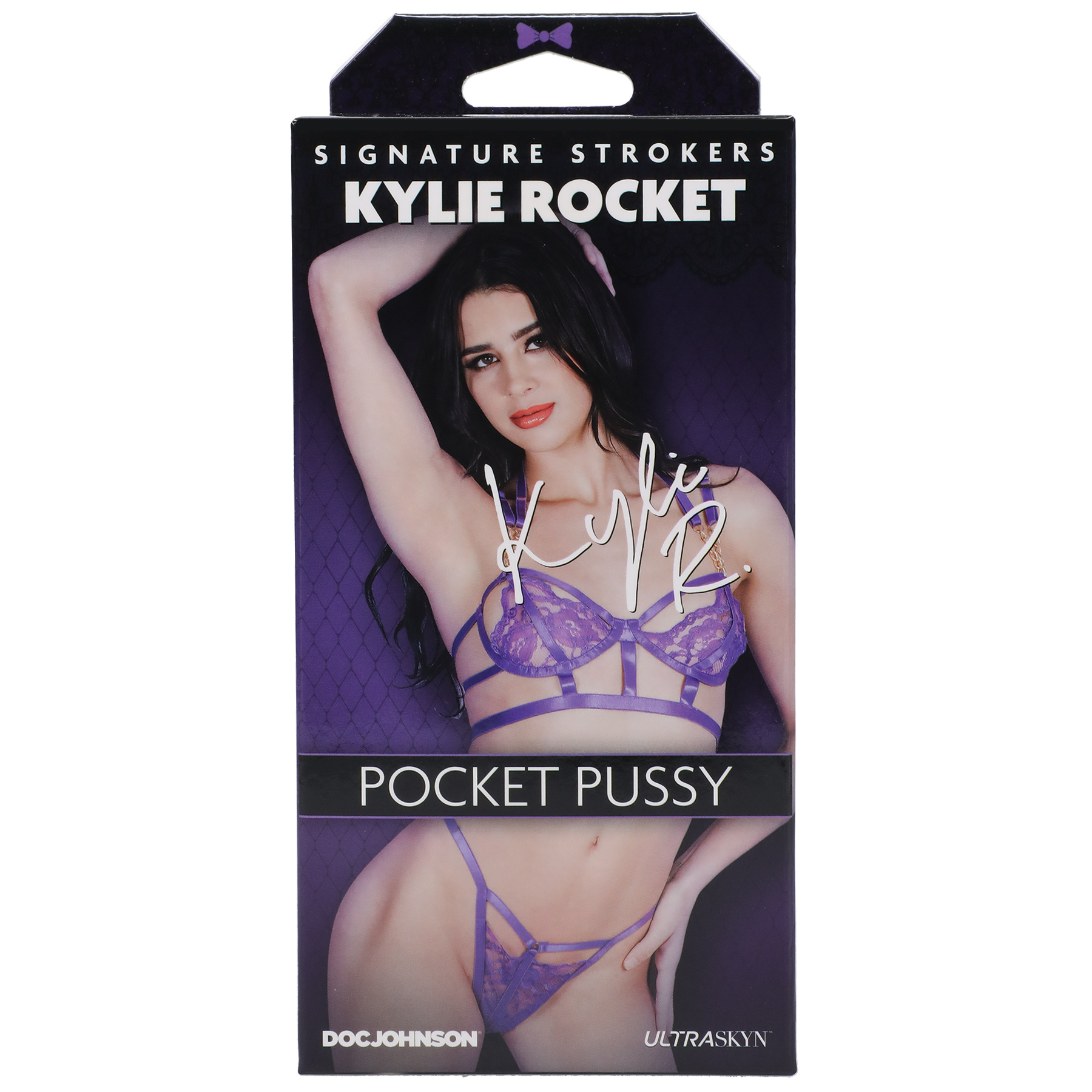 Doc Johnson - Signature Strokers Kylie Rocket ULTRASKYN Pocket Pussy Vanilla - Masturbation Aids for Males - TPE/TPR/Elastomers
