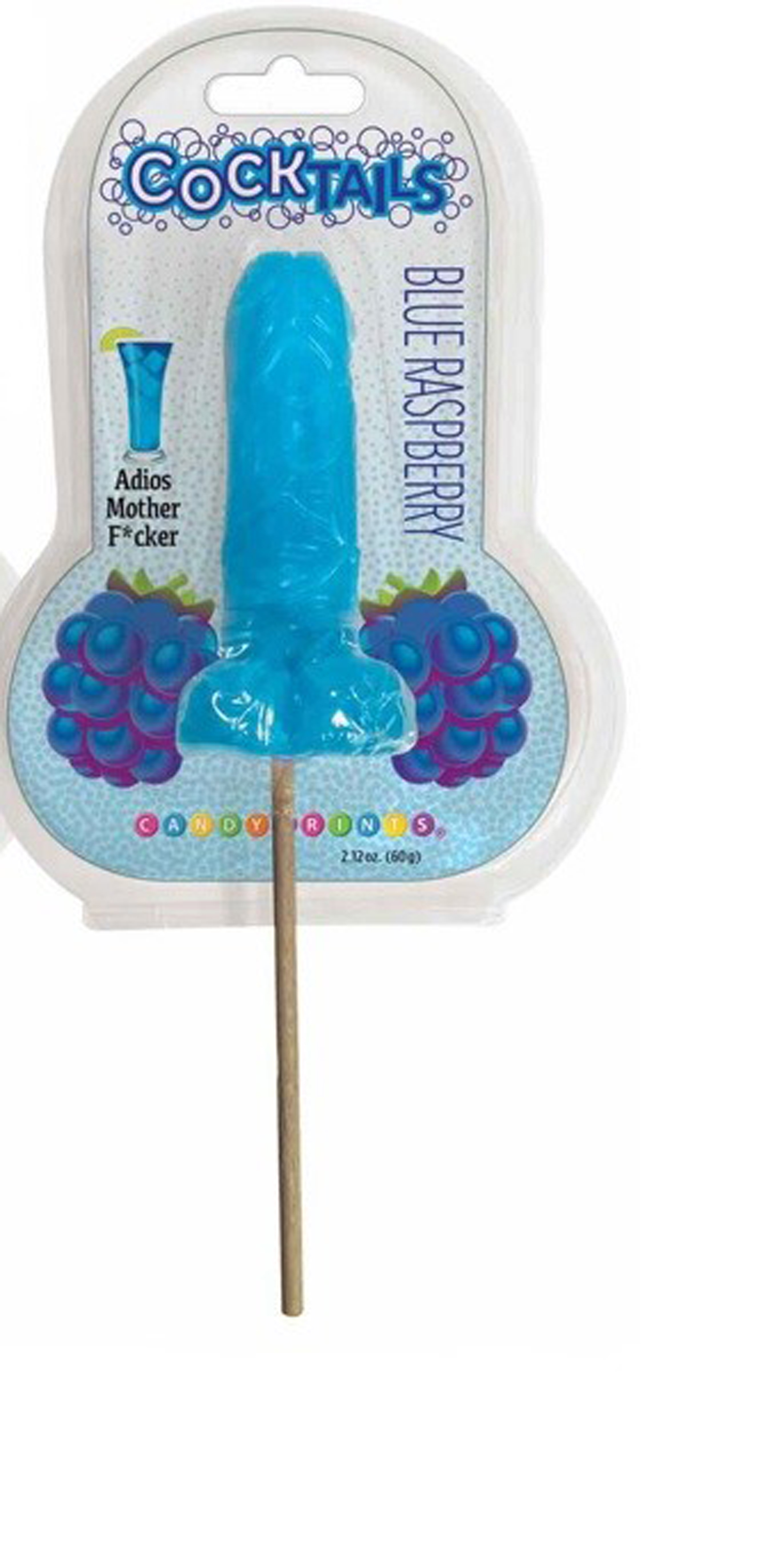 Little Genie - Cocktails 3D Lollipops Blue Raspeberry - Novelties & Games