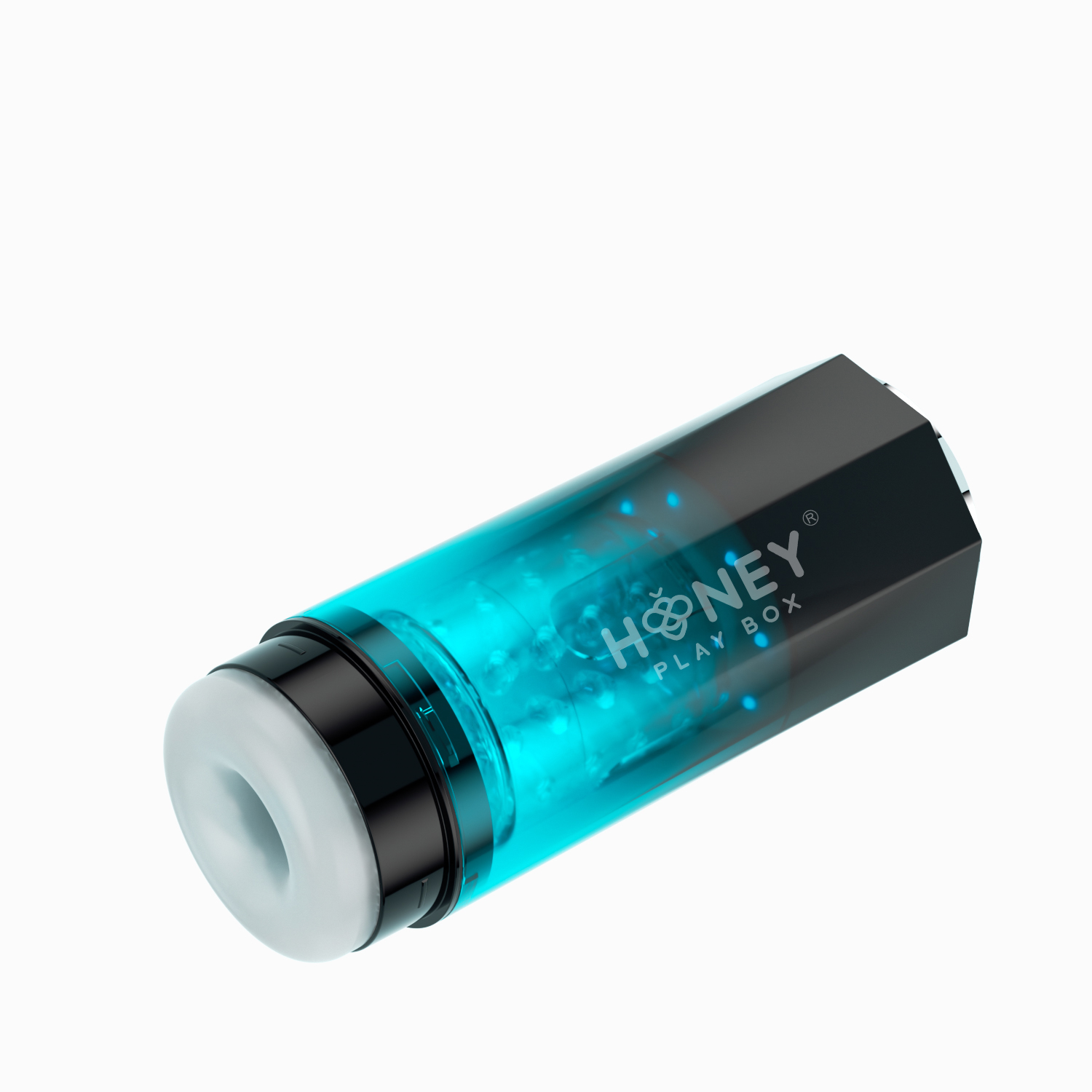 Honey Play Box - Adrian - Water Spa Rotating Male Masturbator - Blue - Masturbation Aids for Males