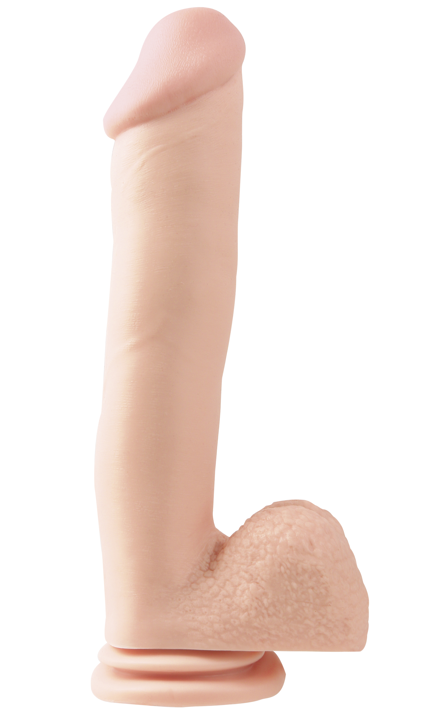 Pipedream - Basix Rubber Works 12 Inch Dong With Suction Cup - Light - Dildos