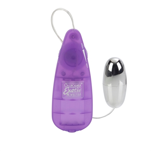 CalExotics - Slim Teardrop Bullet - Purple - Bulk - Clit Stimulators