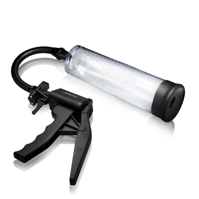 Curve Toys - Amp Up Penis Pump With Trigger Handle - Clear - Pumps & Enlargers