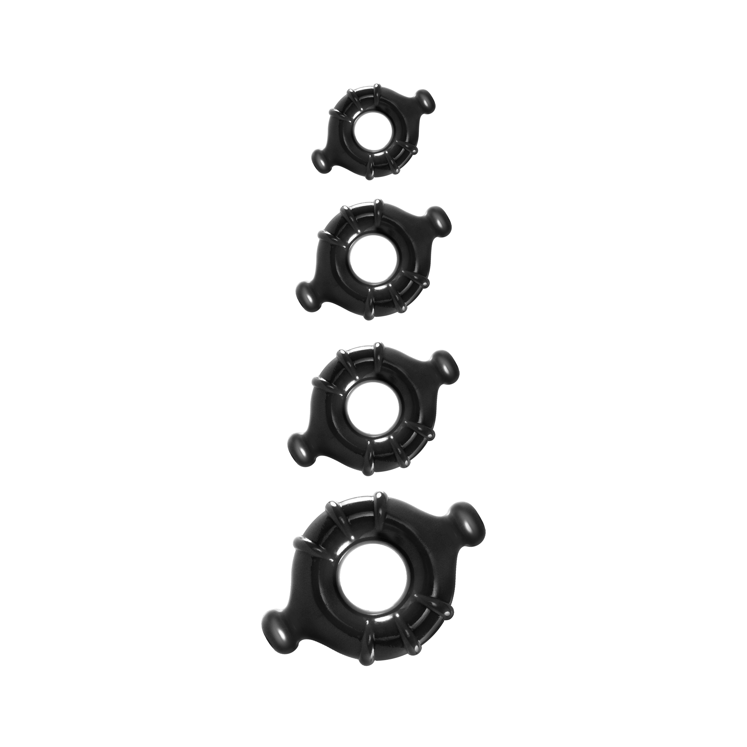 nsnovelties - Renegade Vitality Rings - Black - Cockrings