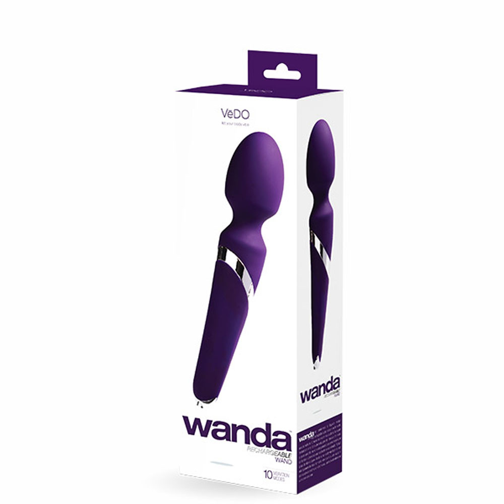 VeDO - Wanda Rechargeable Wand - Deep Purple - Eco-Friendly