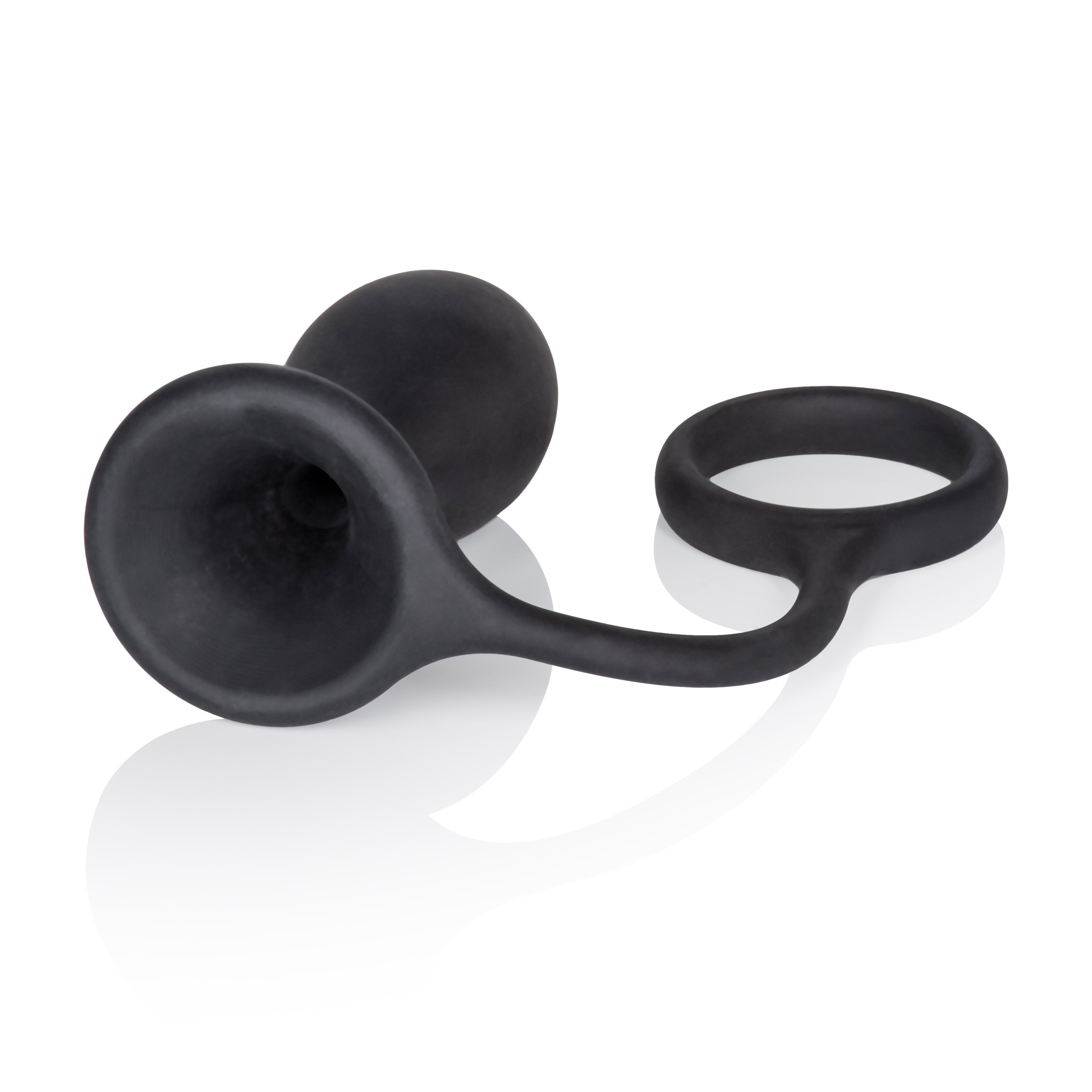 CalExotics - Dr. Joel Kaplan Prostate Probe and Ring - Black - Anal Toys & Stimulators