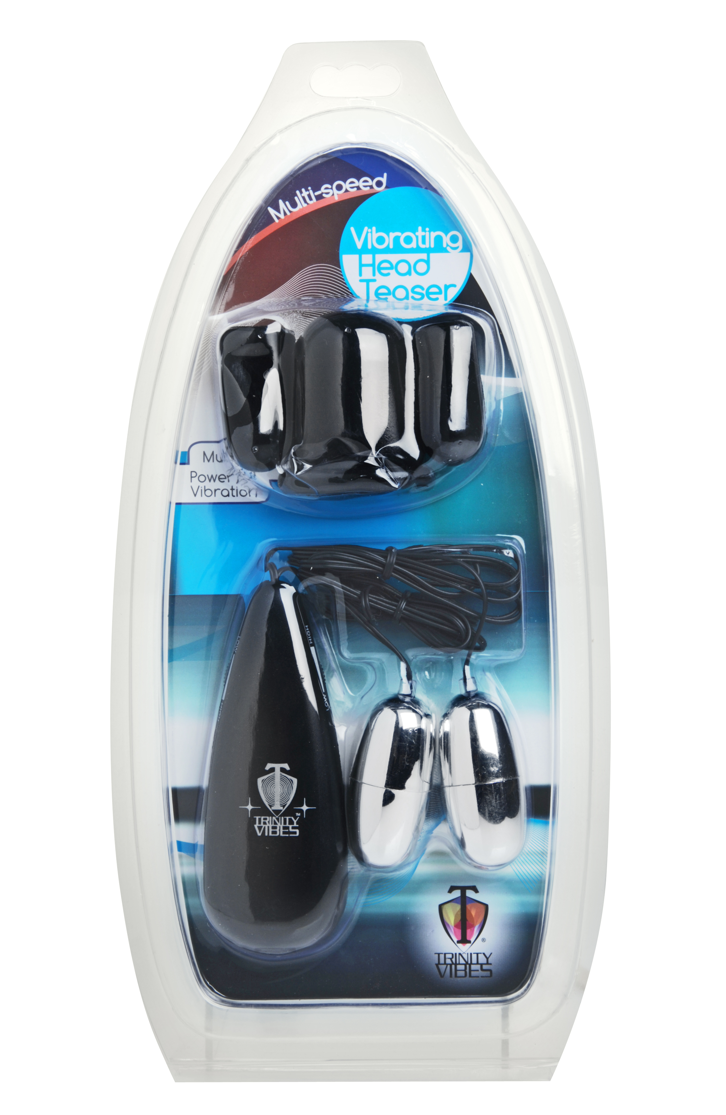 XR Brands - Multi-Speed Vibrating Head Teaser - Bondage & Fetish Toys