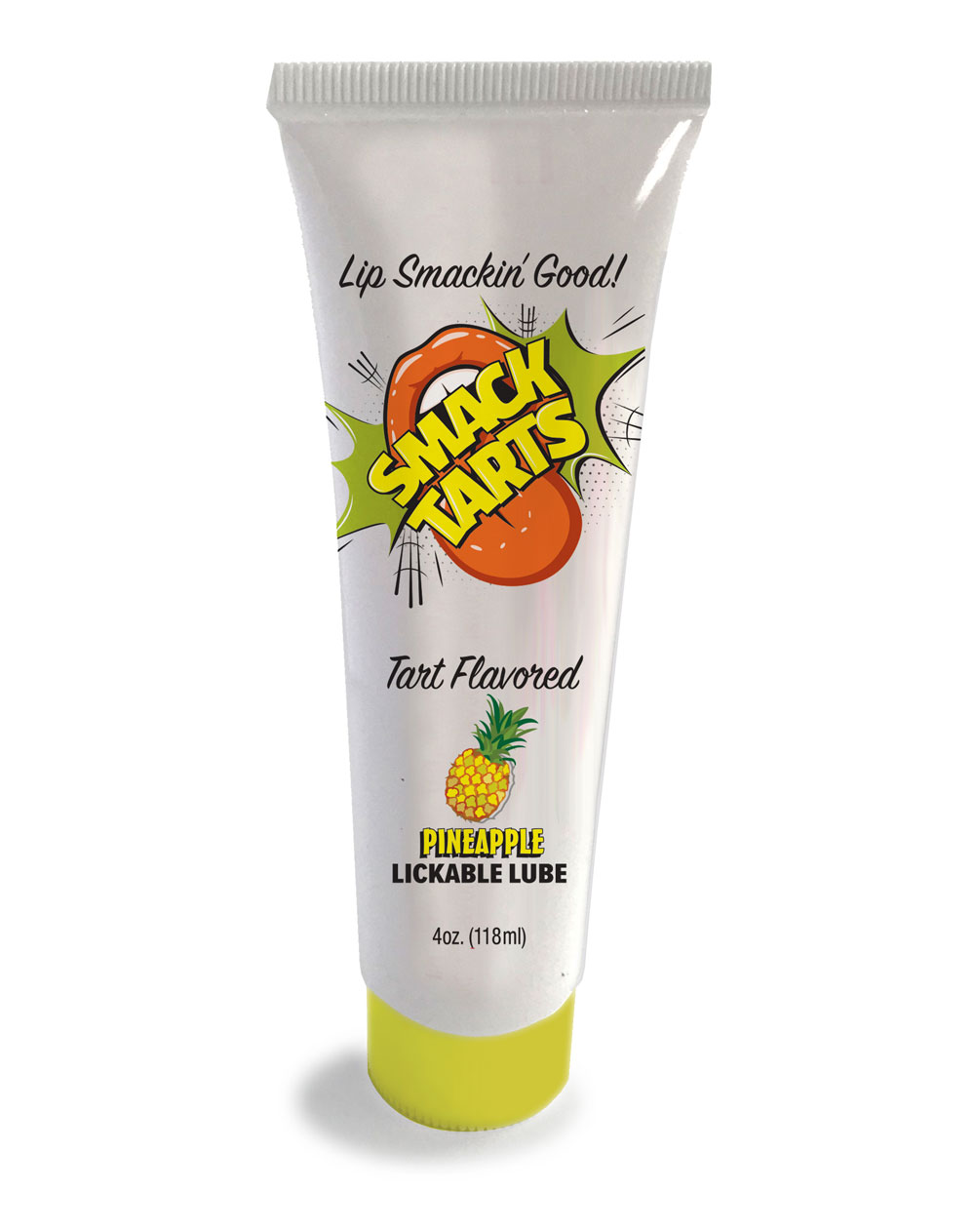 Little Genie - Smack Tarts Lickable Lube Sour Pineapple 2 oz. - Lubricants, Creams & Glides