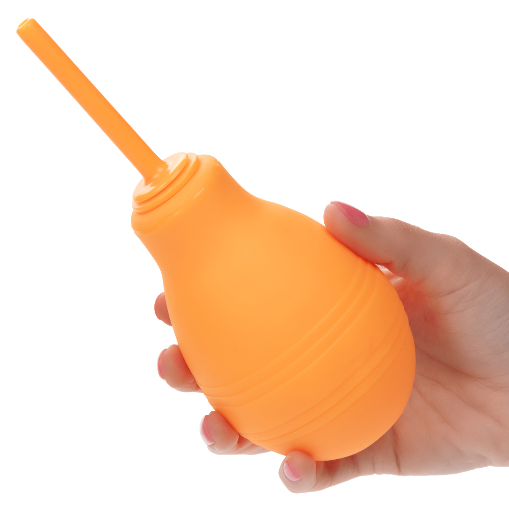 CalExotics - Cheeky One-Way Flow Douche - Orange - Anal Toys & Stimulators