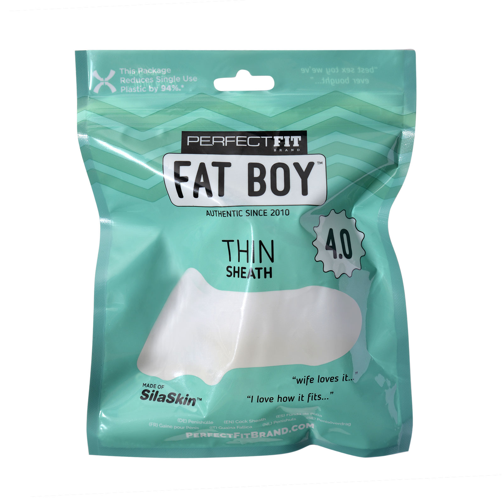 Perfect Fit - Fat Boy 4.0 Thin Sheath - Clear - Cockrings