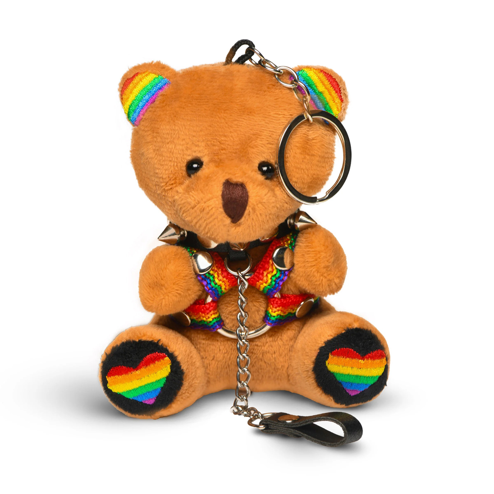 XR Brands - Pride Bear Keychain - Bachelor & Bachelorette Items