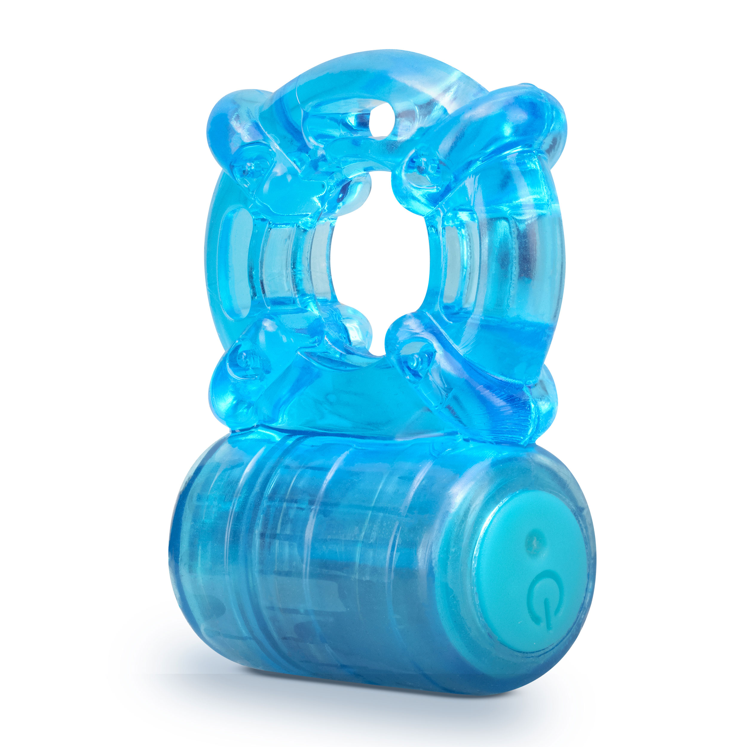Blush - Stay Hard - Rechargeable 5 Function Cock Ring - Blue - Cockrings