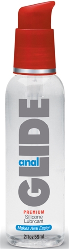 Body Action - Anal Glide Silicone Lubricant 2 Oz Pump Bottle - Anal Toys & Stimulators