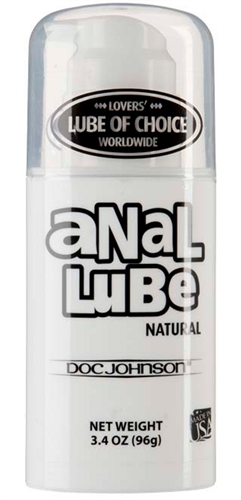 Doc Johnson - Anal Lube - Natural Lubricant - 3.4 Oz. Bulk - Anal Toys & Stimulators