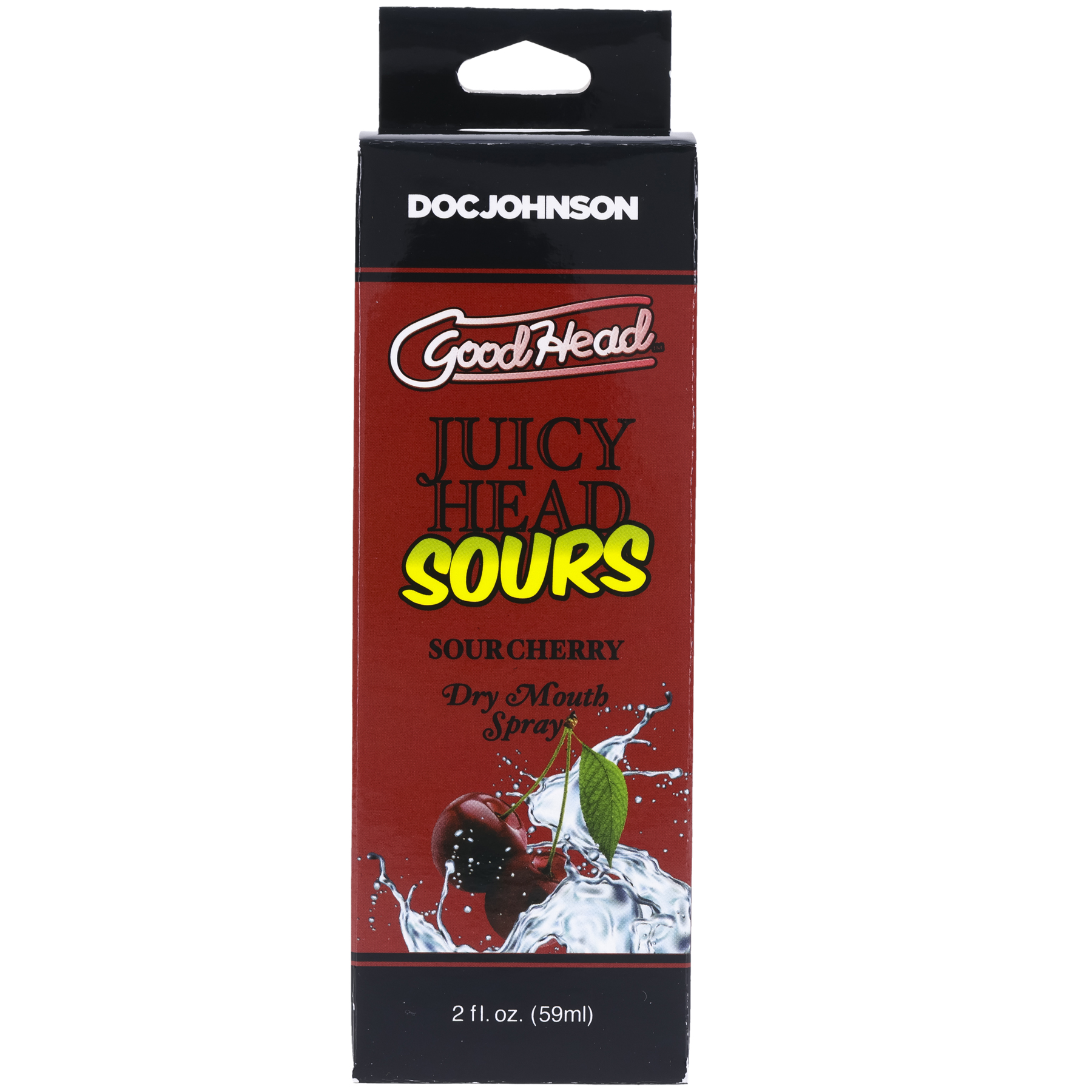 Doc Johnson - Goodhead - Juicy Head - Dry Mouth Spray - Sour Cherry - 2 Oz - Lubricants, Creams & Glides - Liquid