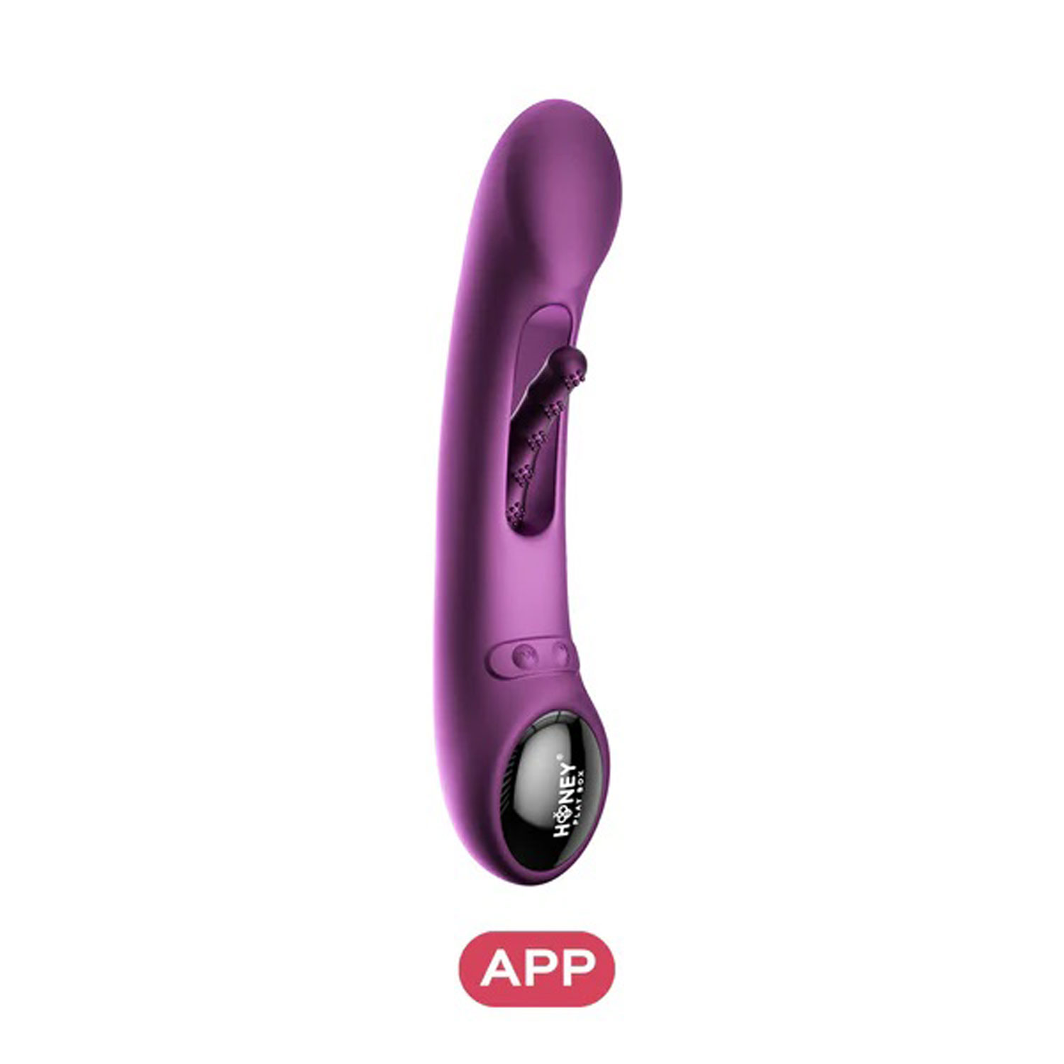 Honey Play Box - Tempo App-Controlled Tapping G-Spot Vibrator - Purple - Vibrators