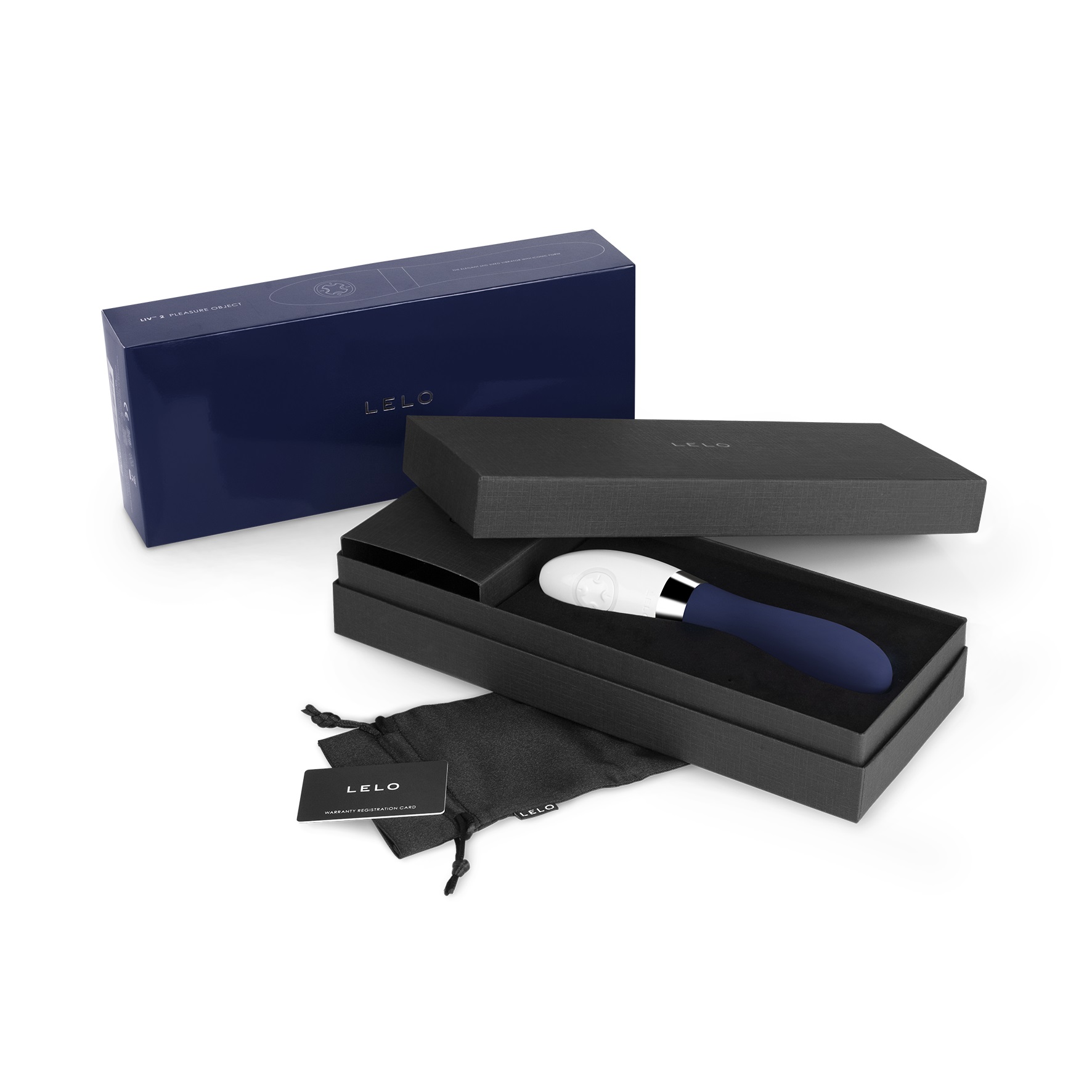 LELO - LELO LIV 2 Rechargeable G-Spot Vibrator Blue - Vibrators - Silicone