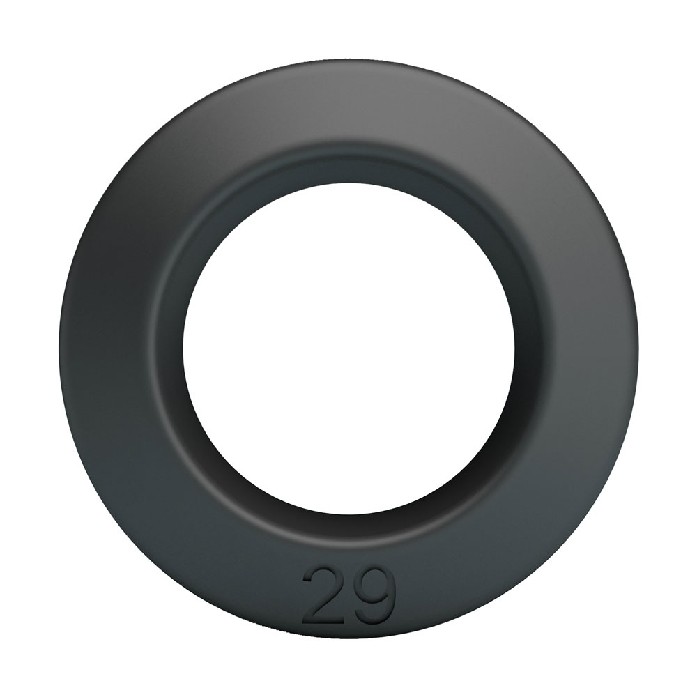 Pretty Love - Brodan - Cockring Super Soft Silicone - Black - Cockrings