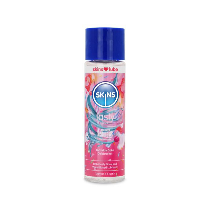 Creative Conceptions - Skins Birthday Cake Water Based Lubricant 4.4 Fl Oz - Lubricants, Creams & Glides