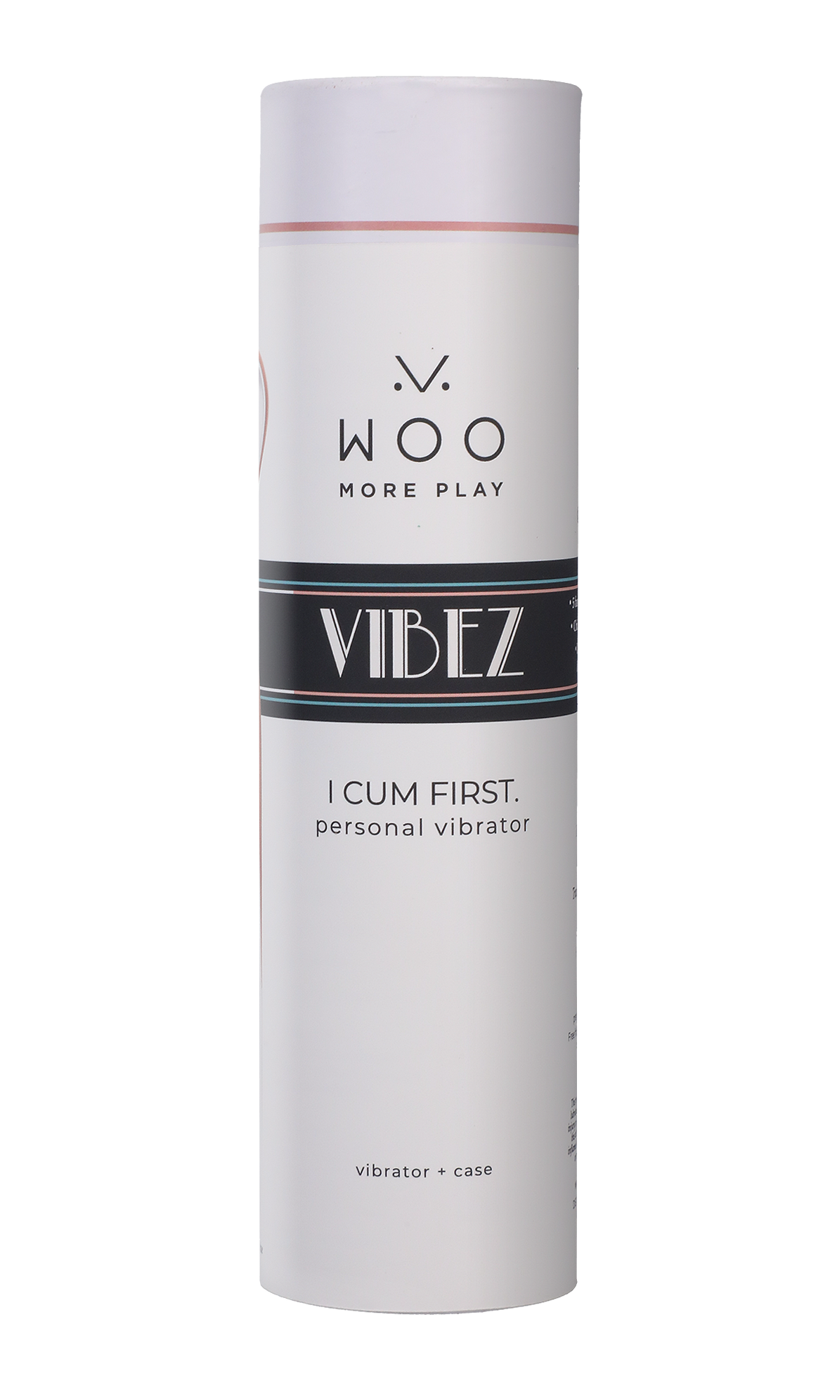 Doc Johnson - Woo - Vibez - I Cum First - Clitoral Vibrator and Travel Case - Eco-Friendly