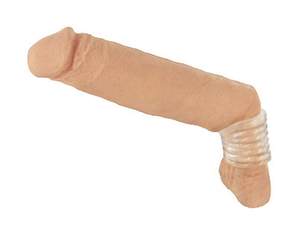 XR Brands - Spiral Ball Stretcher - Clear - Cockrings