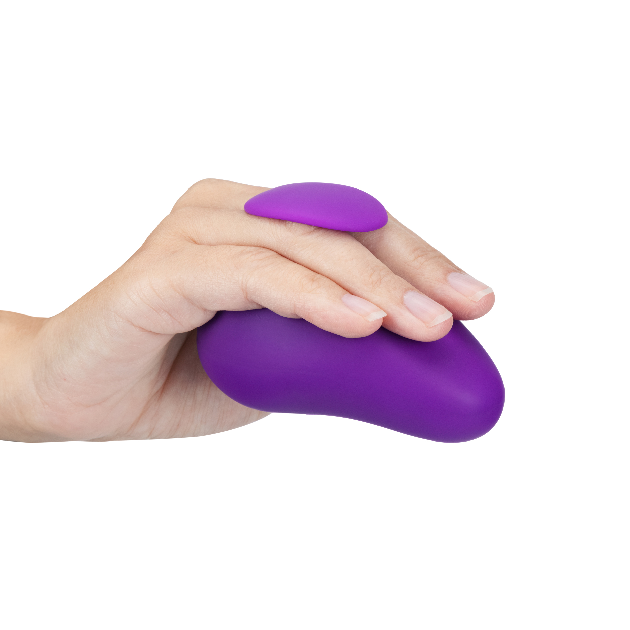 Blush - Wellness Palm Sense Rechargeable Silicone Vibrator Purple - Vibrators - Silicone